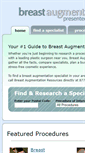 Mobile Screenshot of breastaugmentationresources.com